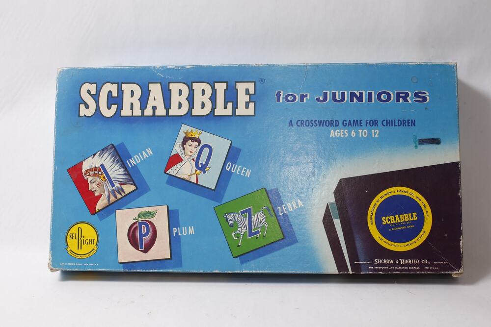 Scrabble for Juniors Crossword Game by Selchow and Richter ~ 260914-WH I-3